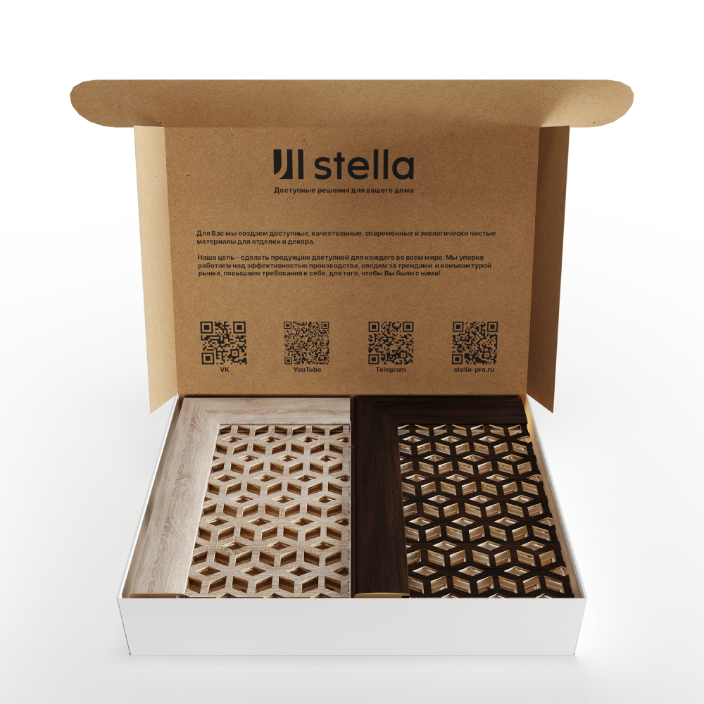 Sampleboх Экраны для радиатора МДФ Stella №9