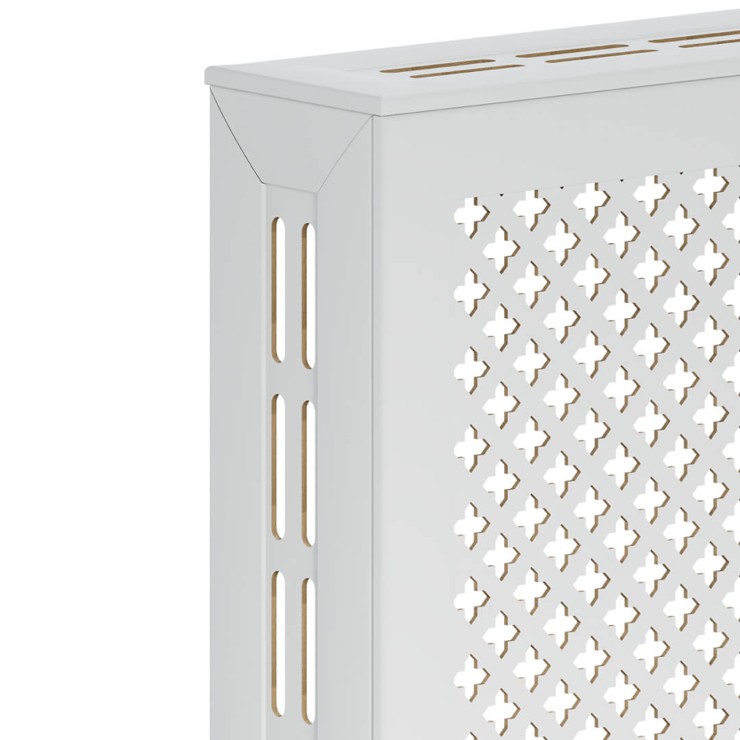 Экран для радиатора 60х60 см Готико белый STELLA