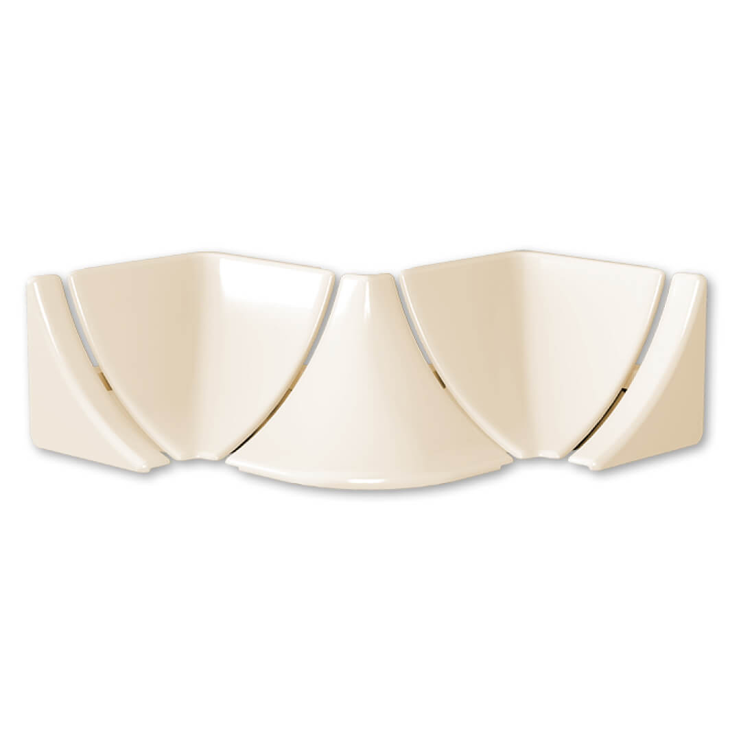 Набор комплектующих к плинтусу для столешницы Слоновая кость 008 (10)