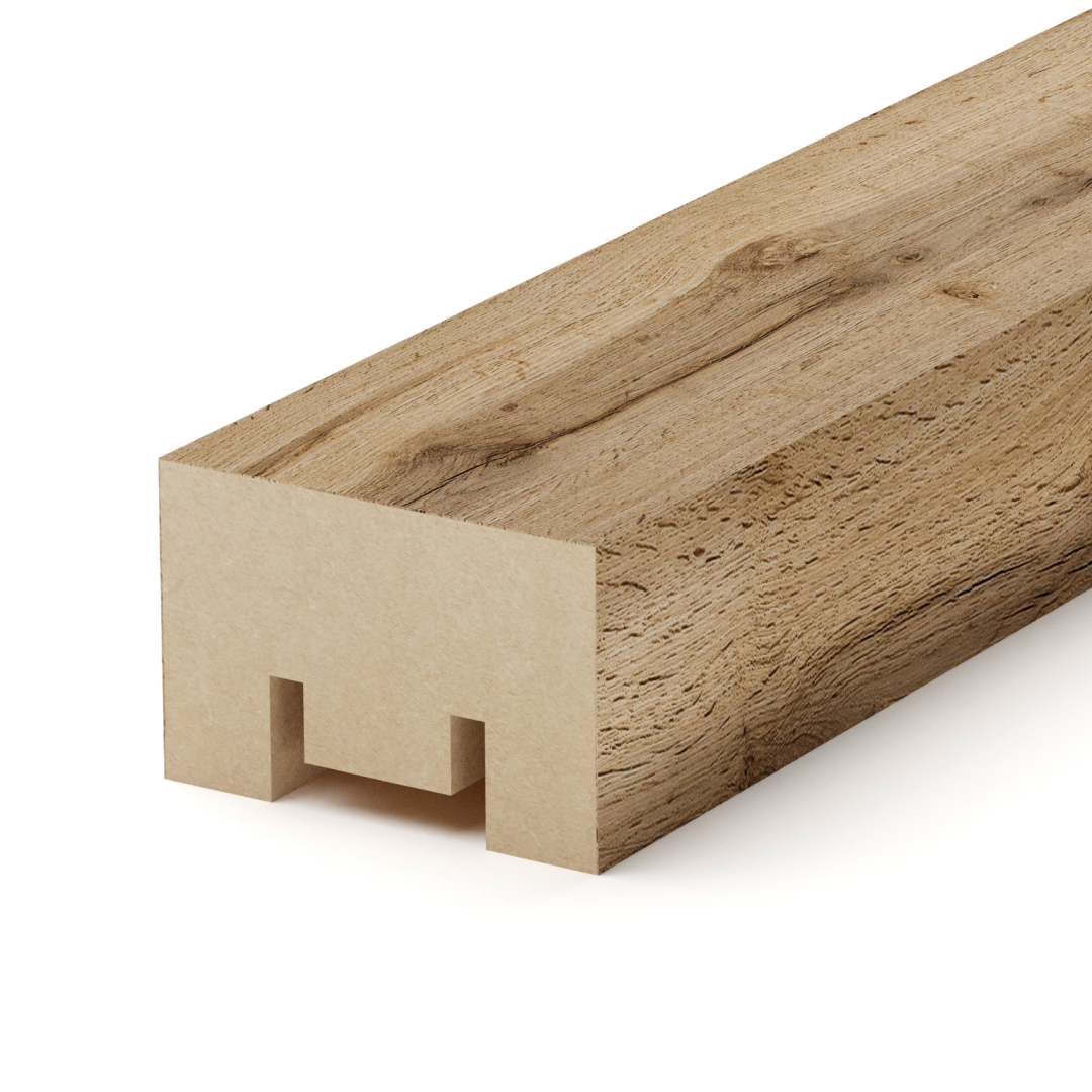 Интерьерная рейка МДФ Stella Милана Light Пекан 20*30*2700 (уп.8шт.)