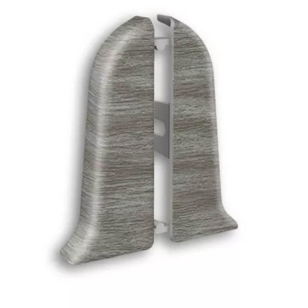 Угол торцевой ПВХ Идеал Классик Дуб пепельный 210 (10)