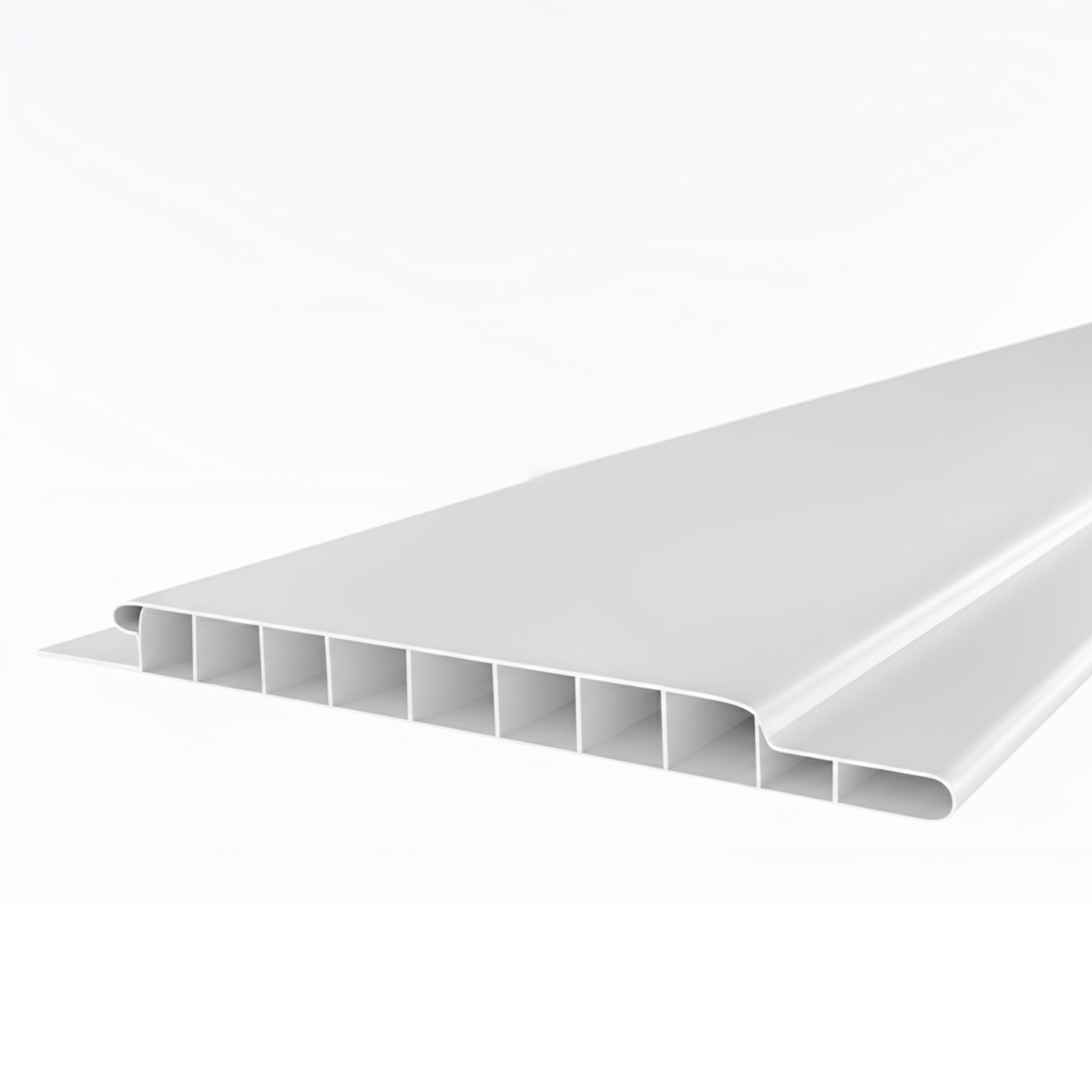 Панель ПВХ Вагонка Белая 3м*0,1 Stella Standart (20)