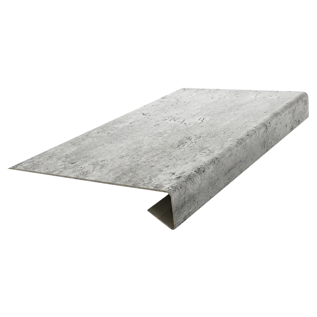 Накладка на подоконник ПВХ Stella 300 Светлый Бетон 300х2000 мм (6 шт. в упак.)