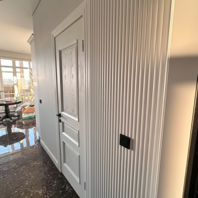 Панель Стеновая Реечная МДФ Stella Wave Standart Белый 2700x119x16 (4шт.упак.)