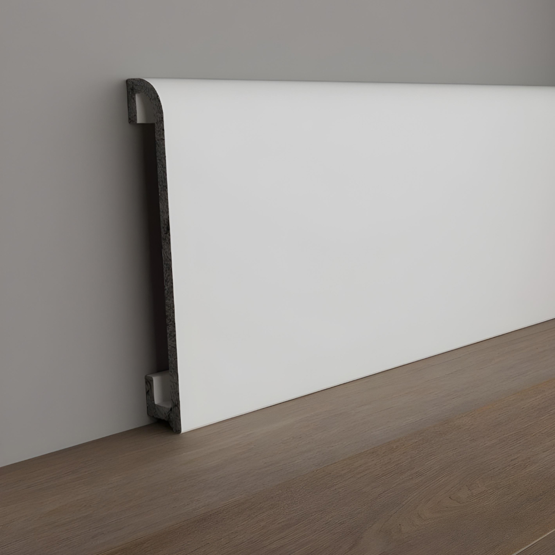 Плинтус напольный DPM Stella Вито 100 Белый 100х16х2000 мм (упак.20 шт.)