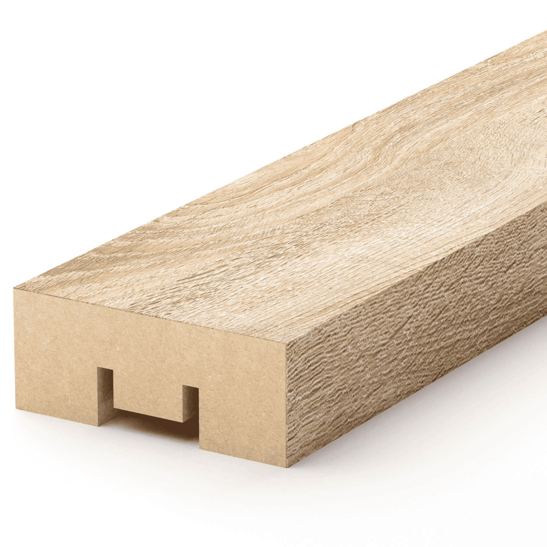 2К Интерьерная рейка МДФ STELLA Бриона Дуб Сонома 16*40*2700 (уп.8 шт.)