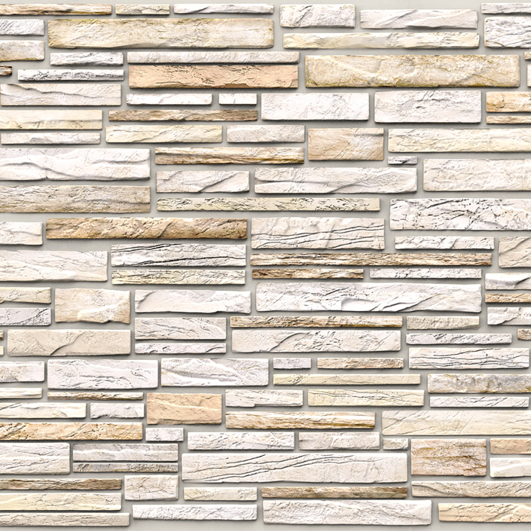 Панель ПВХ 0,3 мозаика Пластушка бежевая 