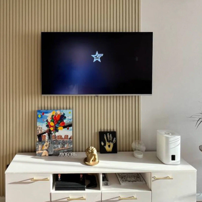 Панель Стеновая Реечная МДФ Stella Beats De Luxe Palomino 2700x119x16 (4шт.упак.)