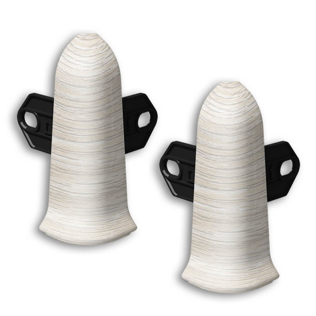 Угол наружный ПВХ Идеал Классик Ясень белый 252 (10)