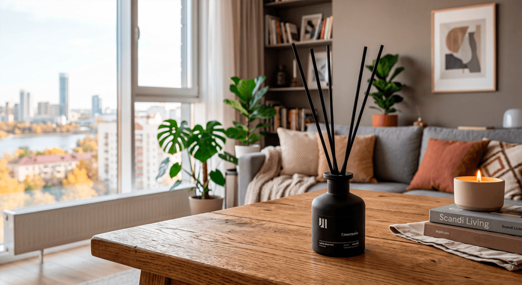aromadiffusory.png Ароматический диффузор 50 мл с палочками для ароматизации дома