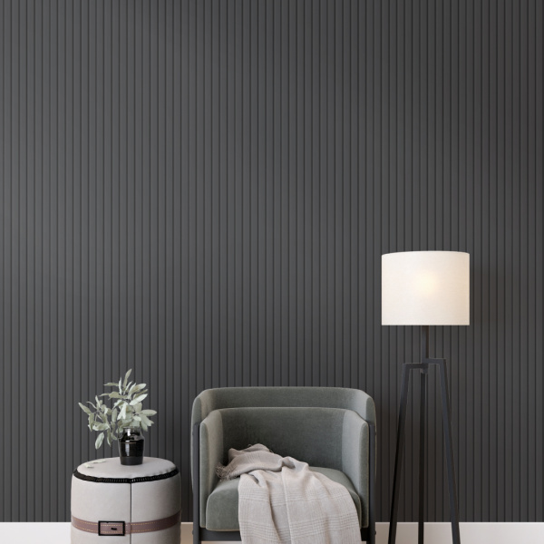 Профиль Финиш МДФ Stella Beats De Luxe Black Lead 2700x77x16 (упак.4шт.)