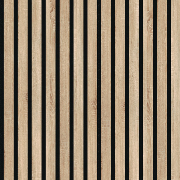 Панель Стеновая Акустическая Stella Trend Standart Дуб Сонома 2780х600х21 (уп.1шт.)