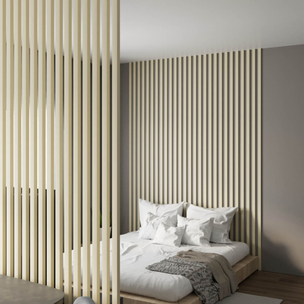 Интерьерная Рейка МДФ STELLA Планкен De Luxe Palomino 16*60*2700 (уп.6 шт.) Интерьерная Рейка МДФ STELLA Планкен De Luxe Palomino 16*60*2700 (уп.6 шт.)