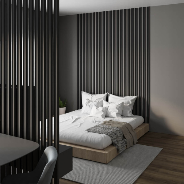 Интерьерная Рейка МДФ STELLA Планкен Рекесс De Luxe Black Lead 19*50*2700 (уп.4 шт.) Интерьерная Рейка МДФ STELLA Планкен Рекесс De Luxe Black Lead 19*50*2700 (уп.4 шт.)