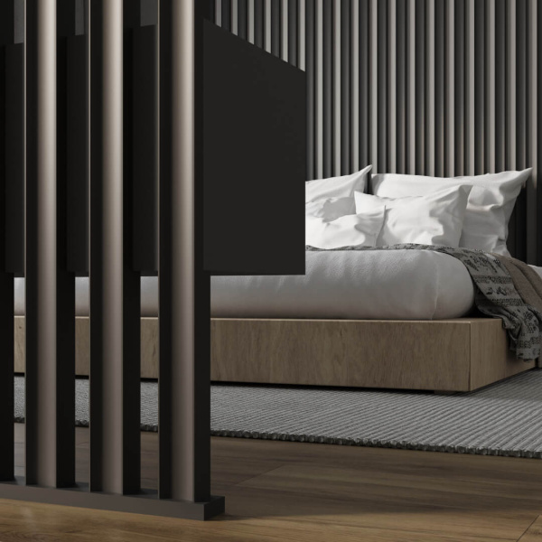 Интерьерная Рейка МДФ STELLA Планкен Рекесс De Luxe Black Lead 19*50*2700 (уп.4 шт.) Интерьерная Рейка МДФ STELLA Планкен Рекесс De Luxe Black Lead 19*50*2700 (уп.4 шт.)