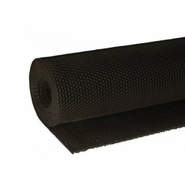 Антискользящее покрытие Зиг-Заг 0,9х10 м без подложки 4,5 мм Черный