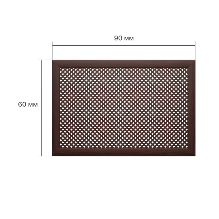 Экран для радиатора 90х60 см Глория венге STELLA