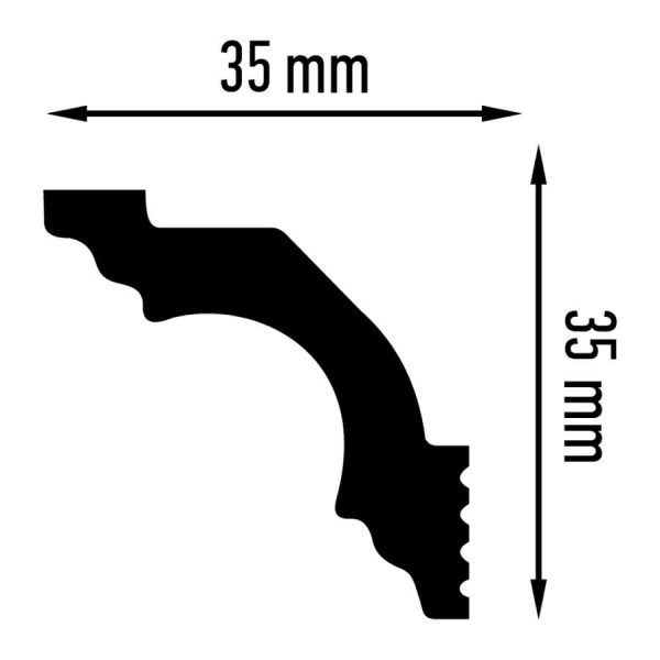 Уголок внутренний I 35/35 SC(25*4)