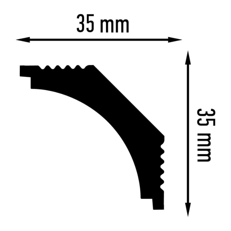 Уголок внутренний N 35/35 (25*4)
