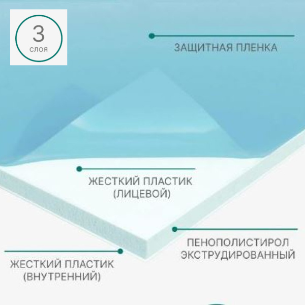 Сэндвич-панель Stella 2000*200*10мм (упак. 3 шт.)