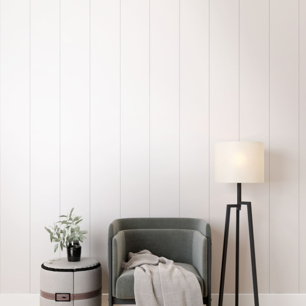 Панель МДФ Classic STELLA Standart 2700х200х6 Белый (упак. 8 шт.)