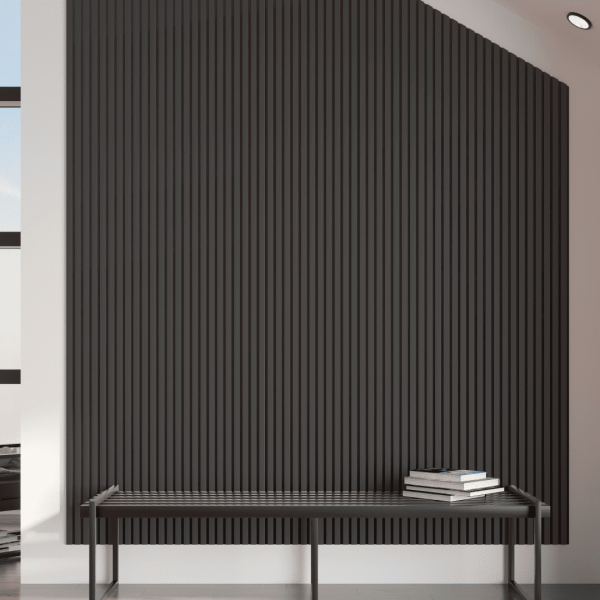 Панель Стеновая Акустическая Stella Trend De Luxe Black Lead 2780х600х21 (уп.1шт.)