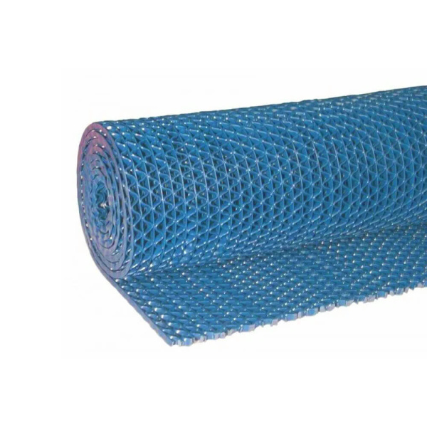 Антискользящее покрытие Зиг-Заг 1,15х10 м без подложки 4,5 мм Голубой
