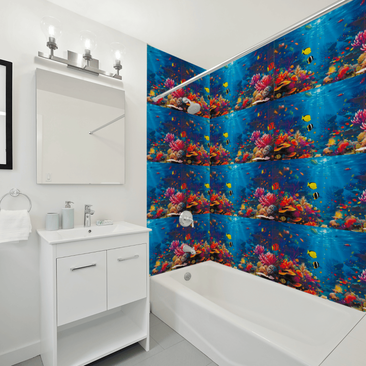 Панель ПВХ 0,2 мозаика «Подводная Одиссея» Stella