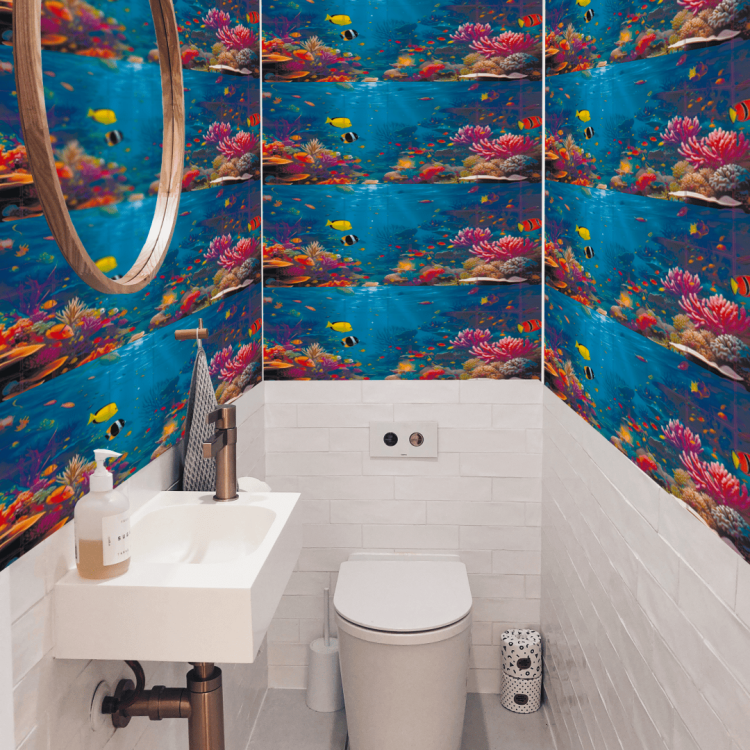 Панель ПВХ 0,2 мозаика «Подводная Одиссея» Stella