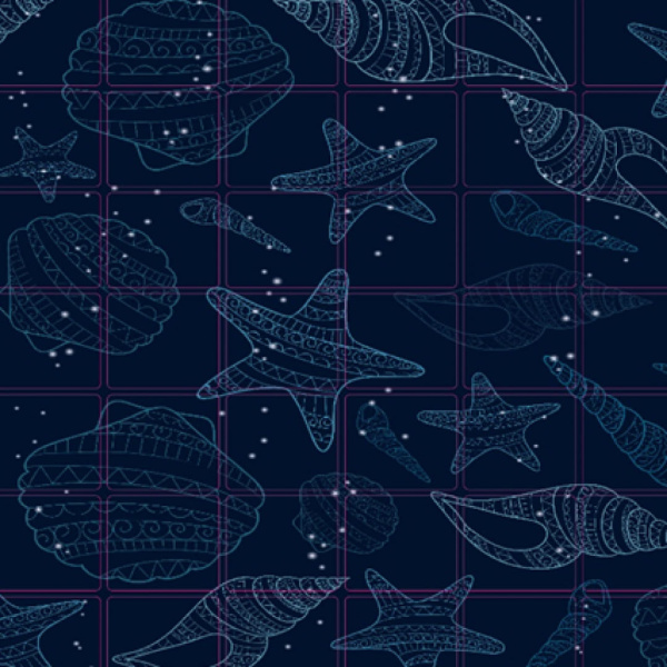 Панель ПВХ 0,2 мозаика «Морская палитра» Stella