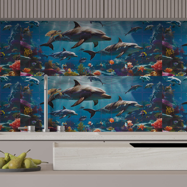 Панель ПВХ 0,2 мозаика «Легенды океана» Stella