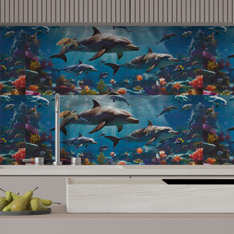 Панель ПВХ 0,2 мозаика «Легенды океана» Stella