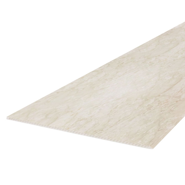 Панель ПВХ Stella Slim 5мм Light Мрамор Ренессанс М-005 2600х250х5 (15шт.упак.)