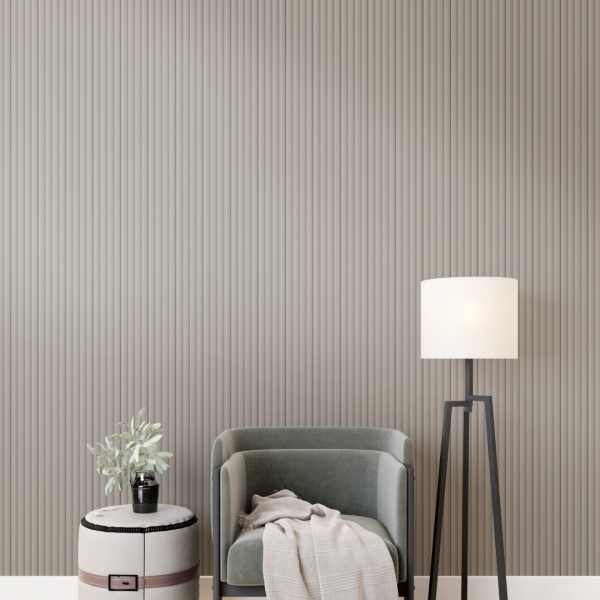 Профиль Старт-Финиш МДФ Stella Wave De Luxe Sandgrau 2700x55x16 (упак.4шт.)