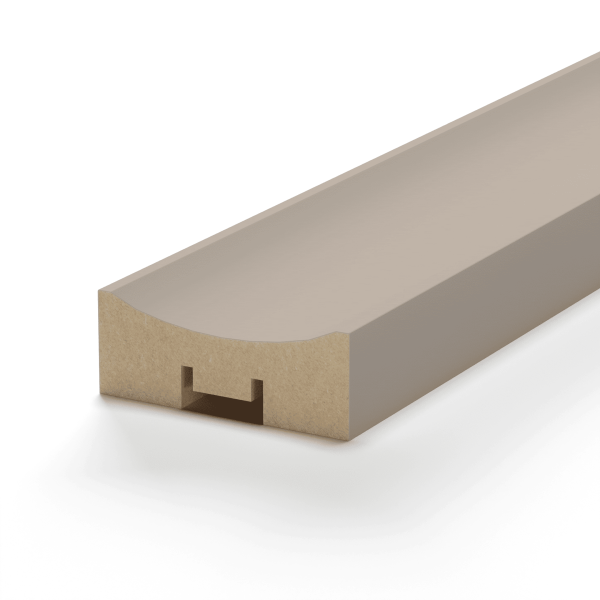 2К Интерьерная Рейка МДФ STELLA Планкен Рекесс De Luxe Sandgrau 19*50*2700 (уп.4 шт.)