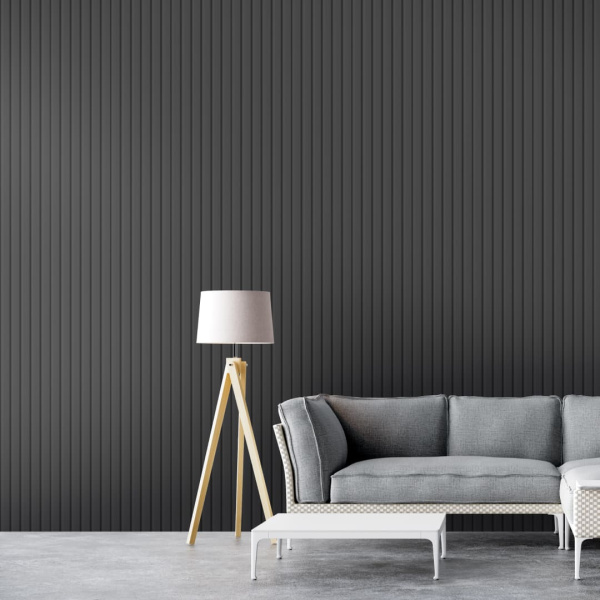 2К Профиль Финиш МДФ Stella Beats De Luxe Black Lead 2700x77x16 (упак.4шт.)