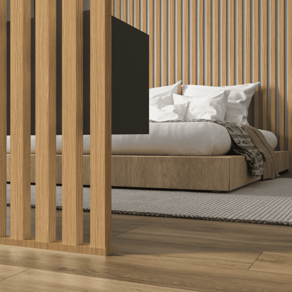 2К Интерьерная рейка МДФ Stella Бриона Standart Дуб Сальвадор 16*40*2700 (уп.8 шт.)