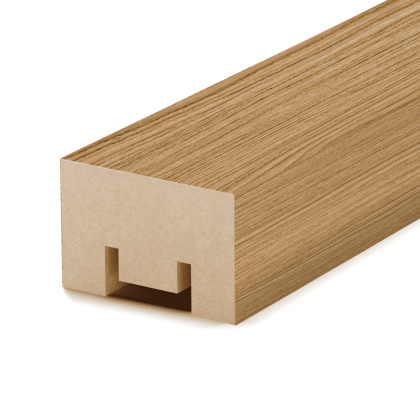 2К Интерьерная рейка МДФ Stella Милана Standart Дуб Сальвадор 20*30*2700 (уп.8 шт.)