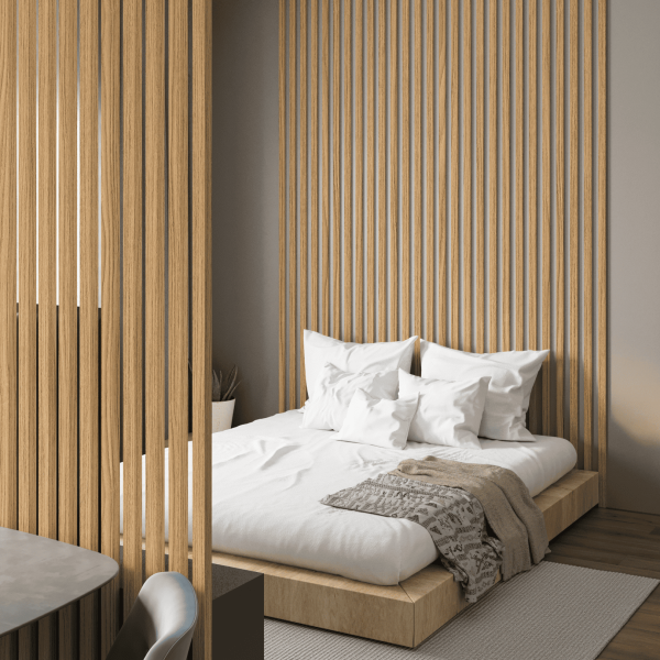 2К Интерьерная рейка МДФ Stella Милана Standart Дуб Сальвадор 20*30*2700 (уп.8 шт.)
