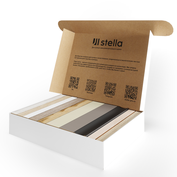 Sampleboх Рейки МДФ Stella №4 Sampleboх Рейки МДФ Stella №4