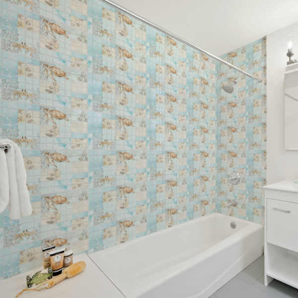 Панель ПВХ 0,2 мозаика «Морская фауна» Stella