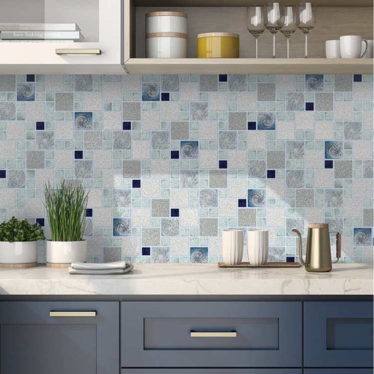 Панель ПВХ 0,3 мозаика Морская соль 