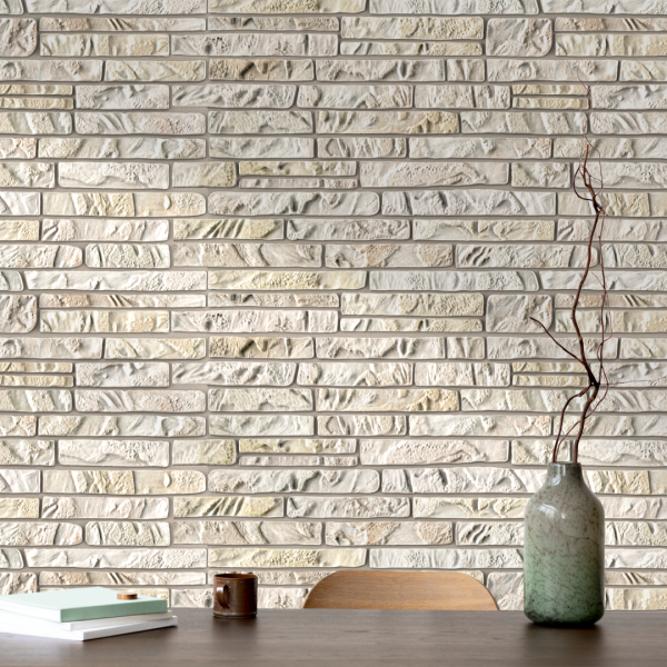 Панель ПВХ 0,3 мозаика Сланец бежевый Панель ПВХ 0,3 мозаика Сланец бежевый