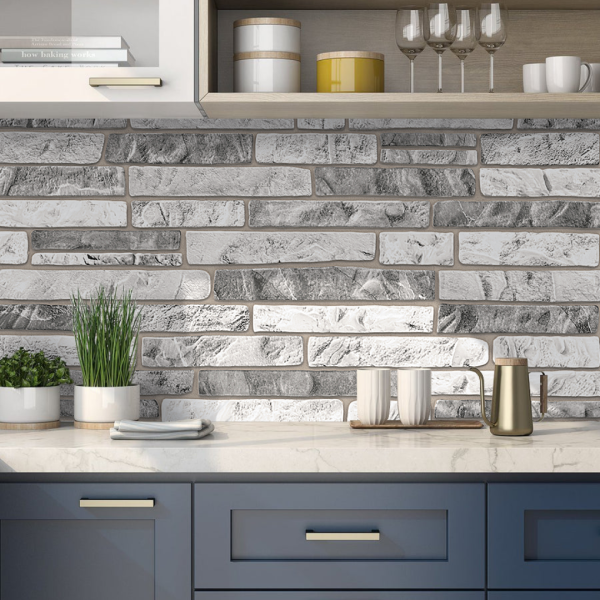 Панель ПВХ 0,3 мозаика Сланец серый Панель ПВХ 0,3 мозаика Сланец серый