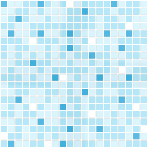 Панель ПВХ 0,3 мозаика Микс голубой Панель ПВХ 0,3 мозаика Микс голубой