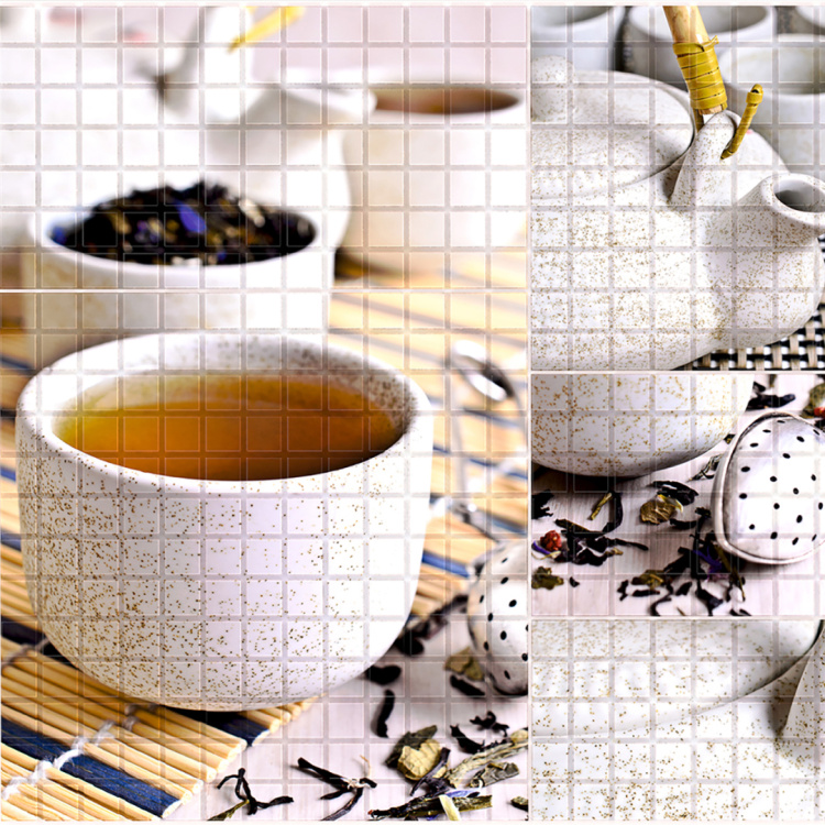 Панель ПВХ 0,3 мозаика Чайная церемония