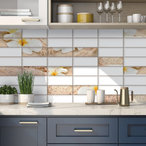 Панель ПВХ 0,4 плитка Гавайи Панель ПВХ 0,4 плитка Гавайи