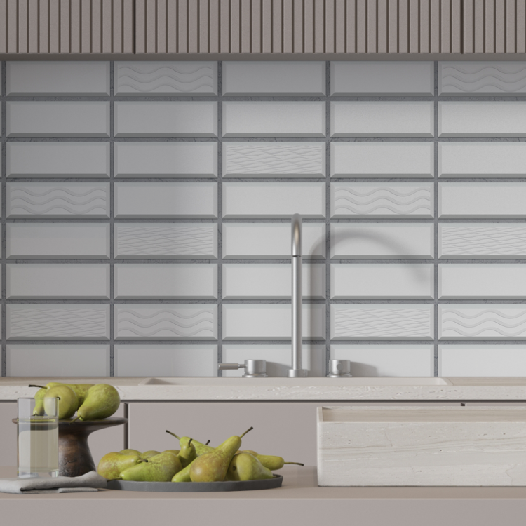 Панель ПВХ 0,3 мозайка на клеевой основе Плитка Эстетика (10шт)