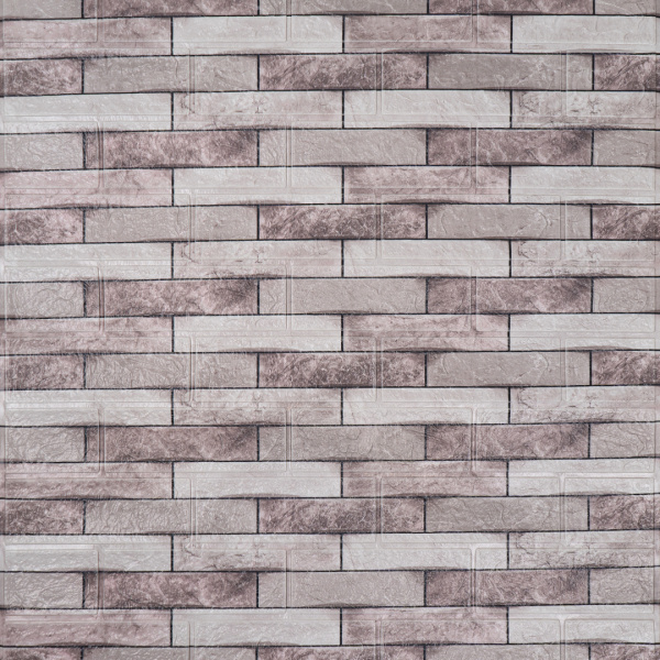 Панель ПВХ на клеевой основе "Кирпич Латте" 700*770мм Ultra  (10шт) Панель ПВХ на клеевой основе "Кирпич Латте" 700*770мм Ultra  (10шт)