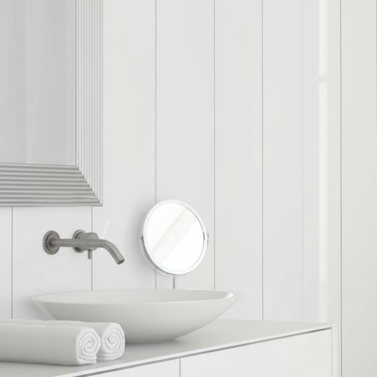 Панель ПВХ 2,7*0,25 (Белая глянцевая ) STELLA Light